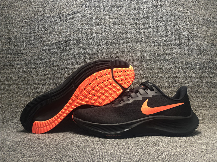 Nike Zoom Pegasus 37 Black Orange Shoes